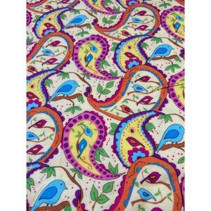 1/2 yard of Jaeda Lily TDF 10 Paisley Cotton Fabric Sewing Quilting